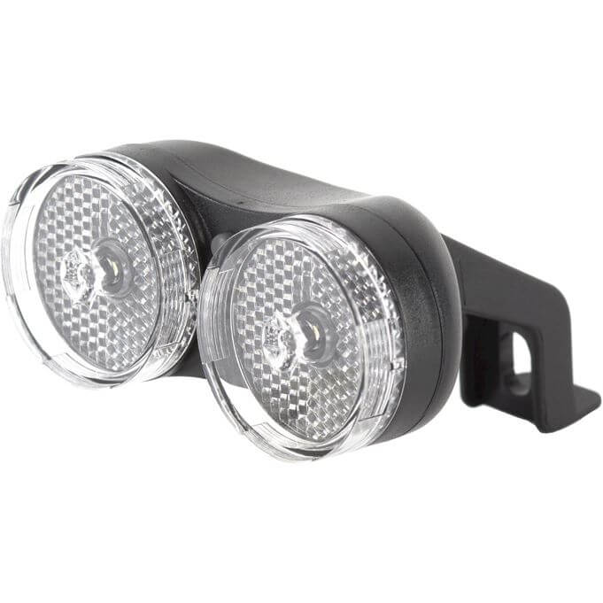 IKZI Light Headlight Double Battery Black