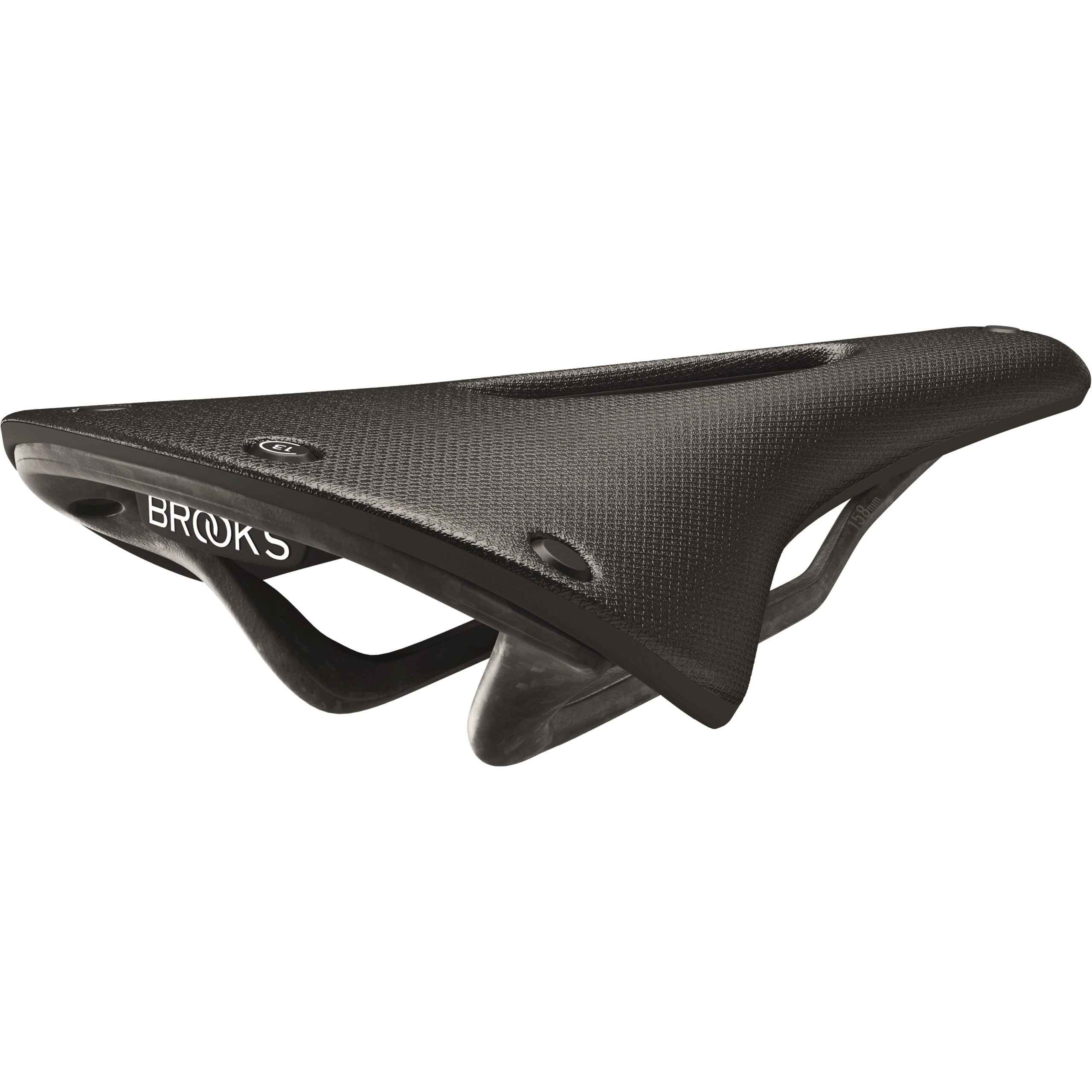 Brooks Saddle C13 Carved Cambium All Weather 158 Black