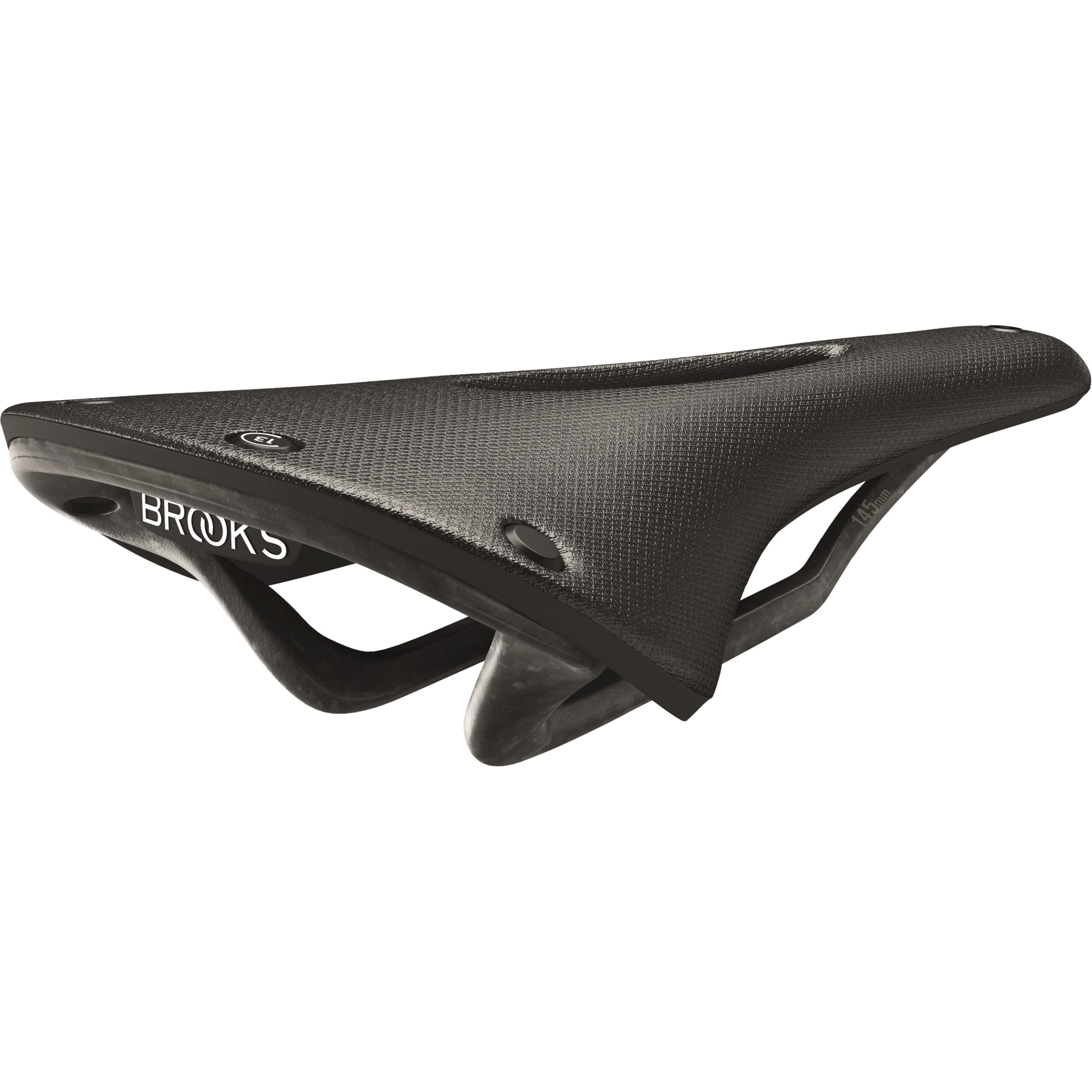 Brooks Saddle C13 Carved Cambium All Weather Black