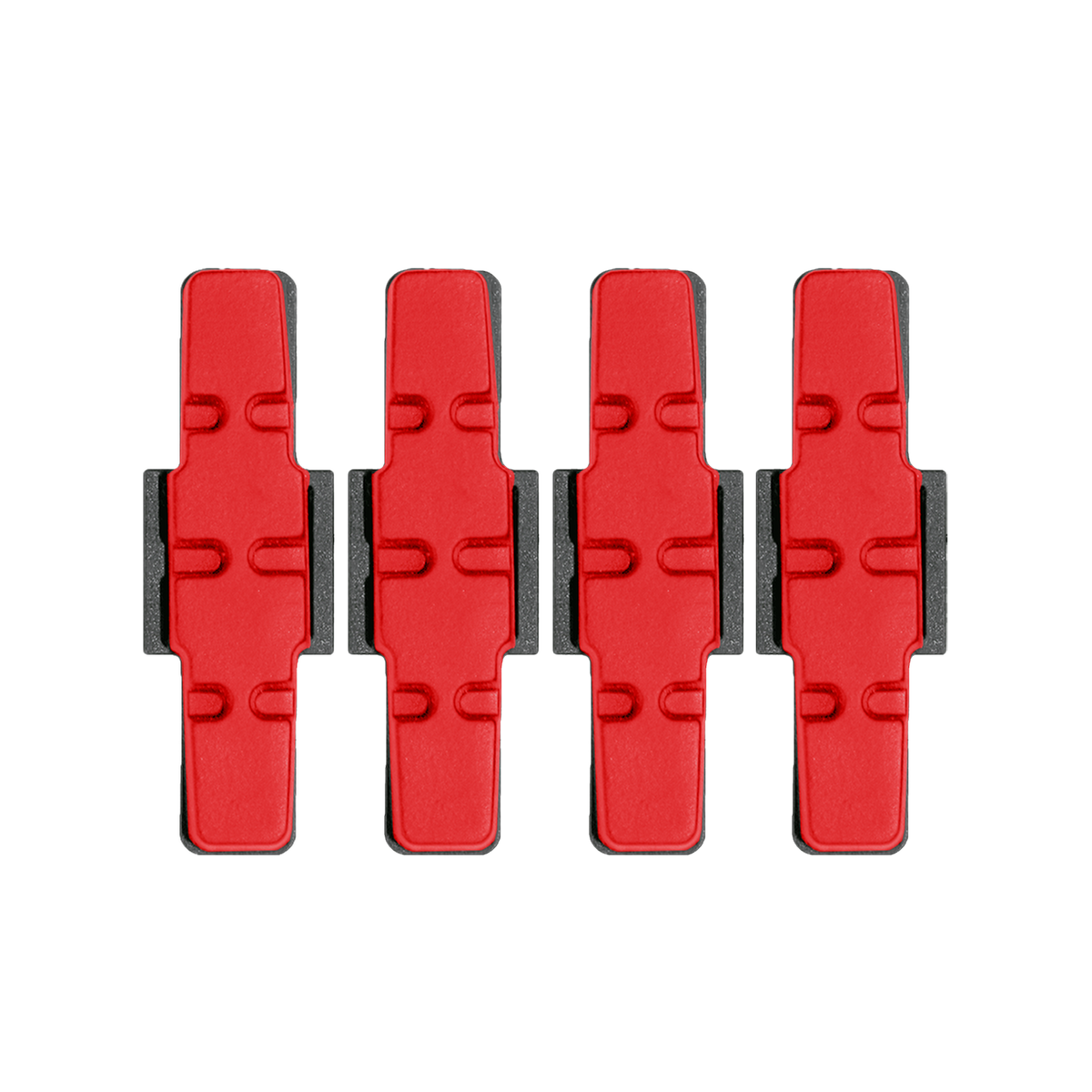 Pastillas de freno rojas (PU = 2 juegos)