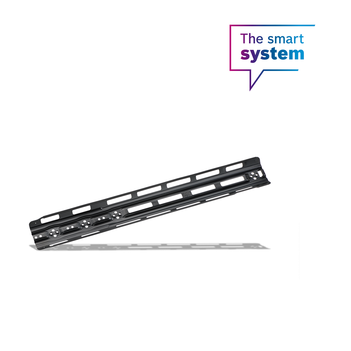 Mounting rail with edge protection PowerTube 750 horizontal, axial (BBP377Y)