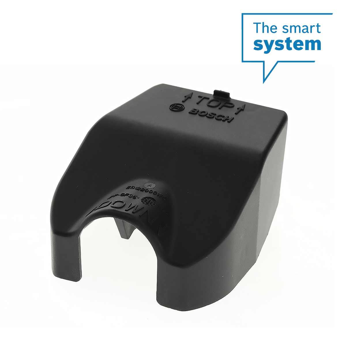 Tapa de cubierta cable lateral, PowerTube (BBP38YY) horizontal, salida invertida hacia abajo, pivote