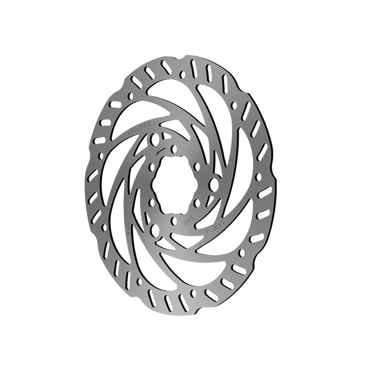 Rotor de freno MDR-A, Ø 160 mm, 6 tornillos